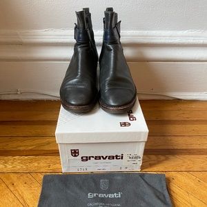Gravati Italian Leather Ankle Boot. Size 8M. Custom color.